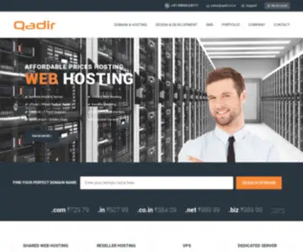 Qadir.co.in(Web Hosting & Web Design service provider from chennai) Screenshot