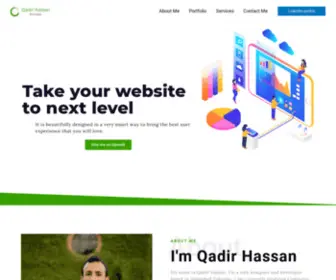 Qadirhassan.com(Web developer) Screenshot