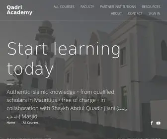 Qadriacademy.org(Qadri Academy) Screenshot