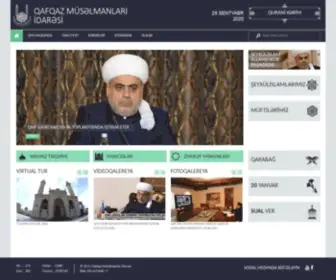 QafQazislam.com(Qafqaz Müsəlmanları İdarəsi) Screenshot