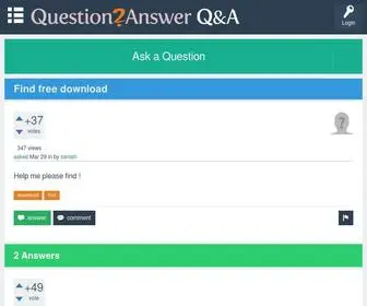 Question2Answer Q&A