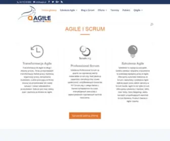 Qagile.pl(Szkolenia Scrum) Screenshot