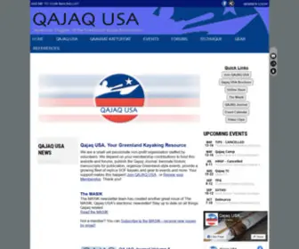 Qajaqusa.org(Qajaq USA) Screenshot