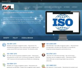 Qalcert.co.uk(QAL Certification Body) Screenshot
