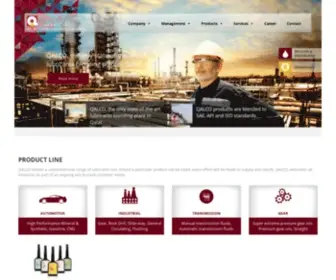 Qalco.qa(Qatar's Premier Oil Company) Screenshot