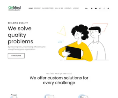 Qalified.com(Testing de Software y QA) Screenshot