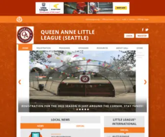 Qall.org(Queen Anne Little League) Screenshot