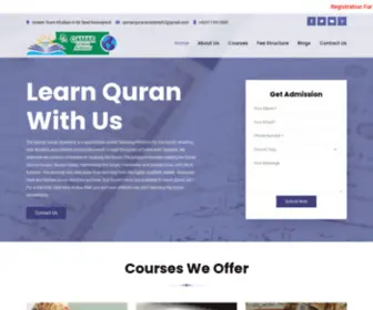 Qamarquranacademy.com(Qamar Quran Academy) Screenshot