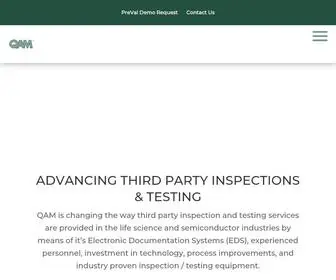 Qam.com(Quality Assurance Management) Screenshot