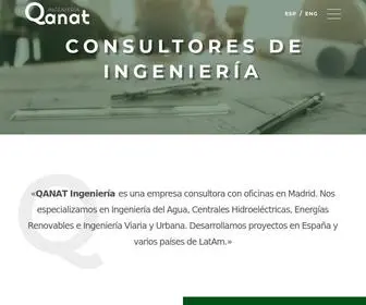 Qanatingenieria.com(Ingeniería) Screenshot