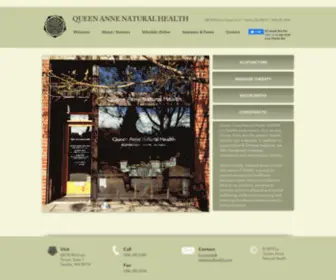 Qanaturalhealth.com(Queen Anne Natural Health) Screenshot