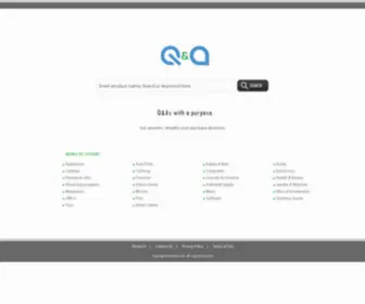 Qandas.com(Get answers) Screenshot
