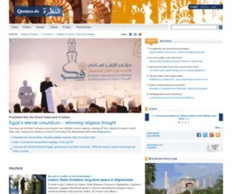 Qantara.de(Dialogue with the Islamic World) Screenshot