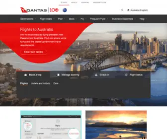 Qantas.co.nz(Fly with Australia’s most popular airline) Screenshot