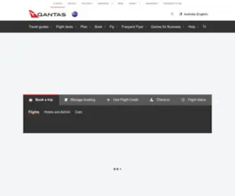 Qantas.com.au(Fly with Australia’s most popular airline) Screenshot