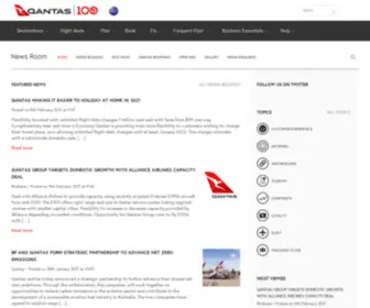Qantasnewsroom.com.au(Qantas News Room) Screenshot