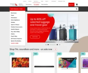 Qantasstore.com.au(Qantas Shopping Rewards Store) Screenshot