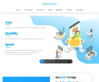 Qaoncloud.com(QAonCloud) Screenshot