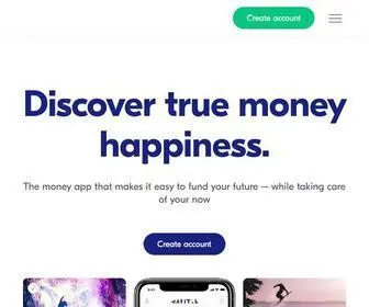 Qapital.com(Discover true money happiness. The banking app) Screenshot