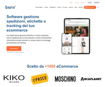 Qapla.it(La piattaforma per la gestione semplice delle spedizioni) Screenshot