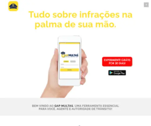 Qapmultas.com.br(QAP Multas) Screenshot