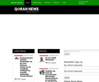 Qarannews.com(Qaran News) Screenshot