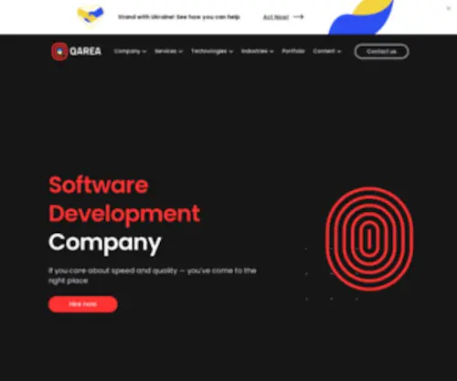 Qarea.org(Software Development Outsourcing Company) Screenshot