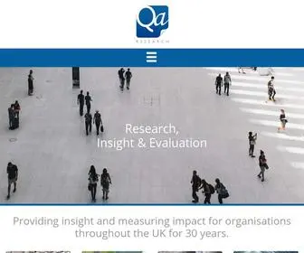 Qaresearch.co.uk(Independent Social & Market Research) Screenshot