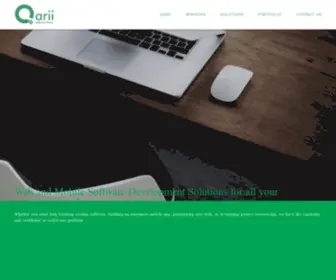 Qarii.com(Qarii team website) Screenshot