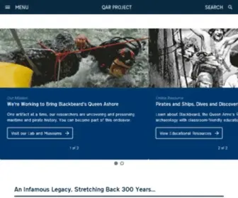 Qaronline.org(Queen Anne's Revenge Project) Screenshot