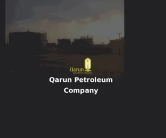 Qarun.net(Qarun Petroleum) Screenshot