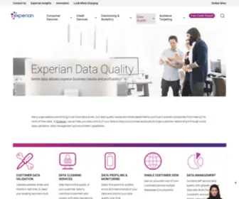 Qas-Experian.com.au(Experian QAS Australia) Screenshot