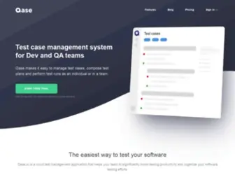 Qase.io(Test management software for quality assurance) Screenshot