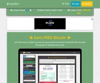 Qashbits.com(Bitcoin) Screenshot