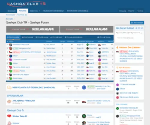 Qashqaiclubtr.com(Qashqai Club TR) Screenshot