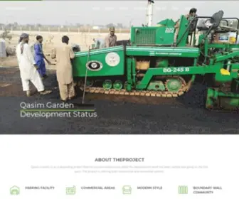 QasimGarden.com(Project by Manj Developers) Screenshot