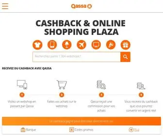 Qassa.fr(Cashback & Online Shopping Plaza) Screenshot