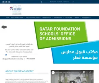 Qataracademy.edu.qa(Qatar Academy Doha (QAD)) Screenshot