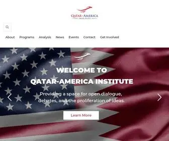 Qataramerica.org(Qatar America Institute for Culture) Screenshot