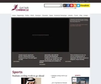 Qatarchronicle.com(Poilitcs, Sports, Business, Education & More) Screenshot