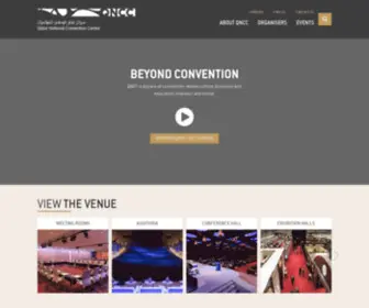 Qatarconvention.com(Qatar National Convention Centre) Screenshot