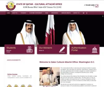 Qatarcultural.com(Qatar Cultural Attache) Screenshot