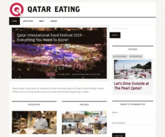 Qatareating.com(Qatar Eating) Screenshot