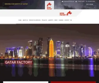 Qatarfactory.qa(QATAR FACTORY) Screenshot