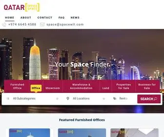 Qatarofficespace.com(Qatar #1 Commercial Property Experts) Screenshot