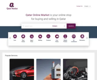 Qataronlinemarket.com(Biggest market in Qatar) Screenshot