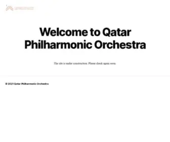 Qatarphilharmonicorchestra.org(Qatarphilharmonicorchestra) Screenshot