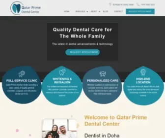 Qatarprimedental.com(Qatar Prime) Screenshot