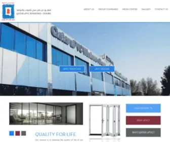 QatarupVC.com.qa(Qatar UPVC Company) Screenshot