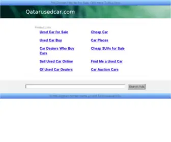 Qatarusedcar.com(Qatar used car classifieds) Screenshot
